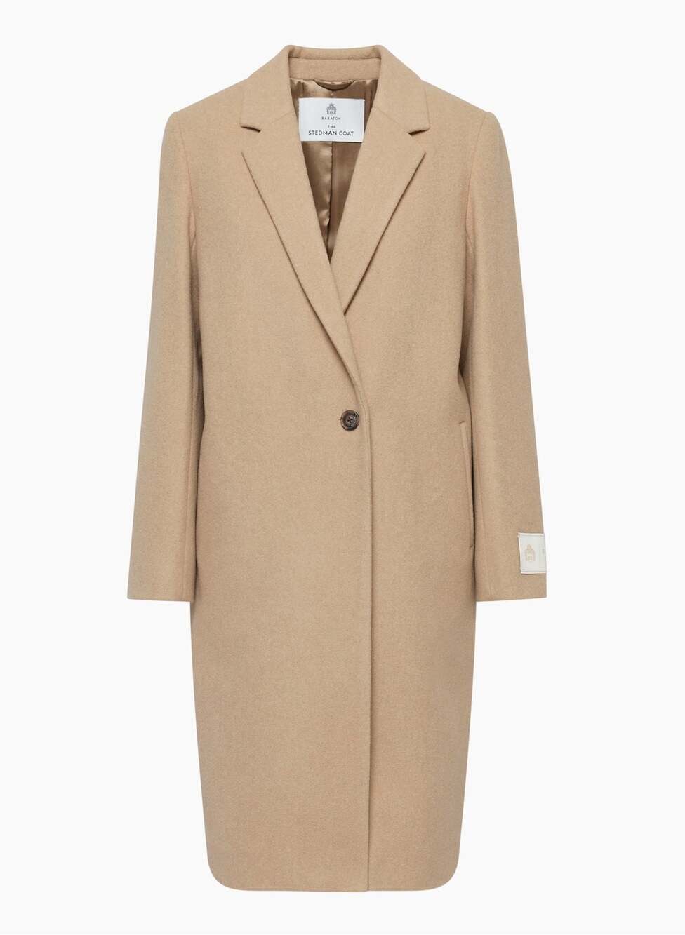 Aritzia Babaton Stedman Wool Coat M Camel / Tan